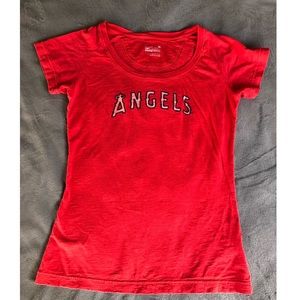 Nike Angels red baseball tee size medium